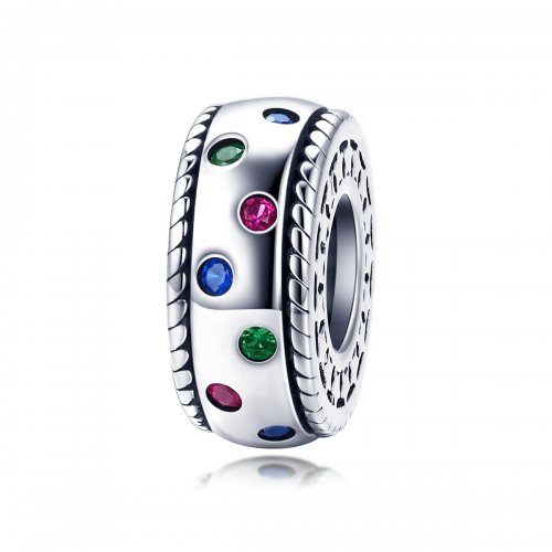 Spacer de estilo Pandora Momento de Primer Encuentro en plata - SCC1005