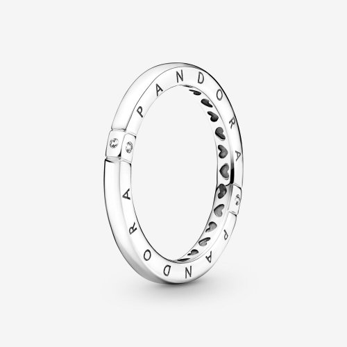 Anillo PANDORA Logo & Hearts - 199482C01
