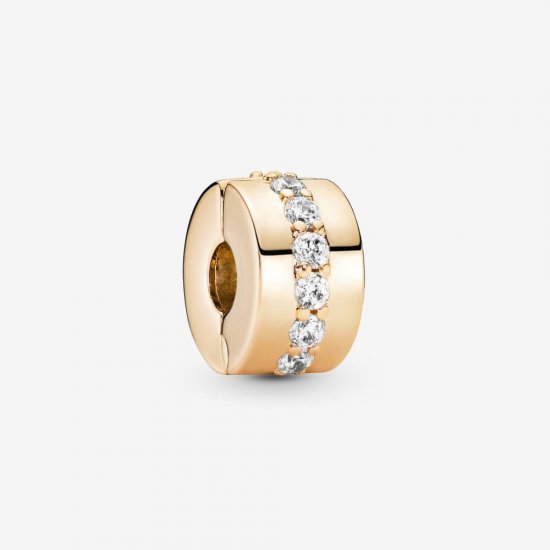 Clip Pandora Fila Brillante Transparente - 759518C01 - Haga click en la imagen para cerrar