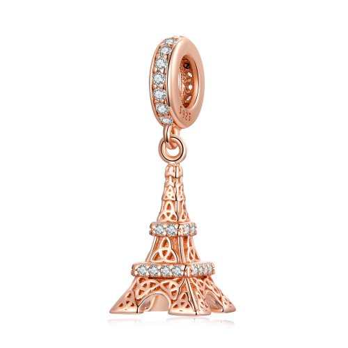 Pendiente colgante estilo Pandora Torre Eiffel - BSC640 Pendiente colgante estilo Pandora Torre Eiffel - BSC640