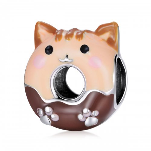 Encanto de estilo Pandora Kitty Donuts - SCC1877 Encanto de estilo Pandora Kitty Donuts - SCC1877