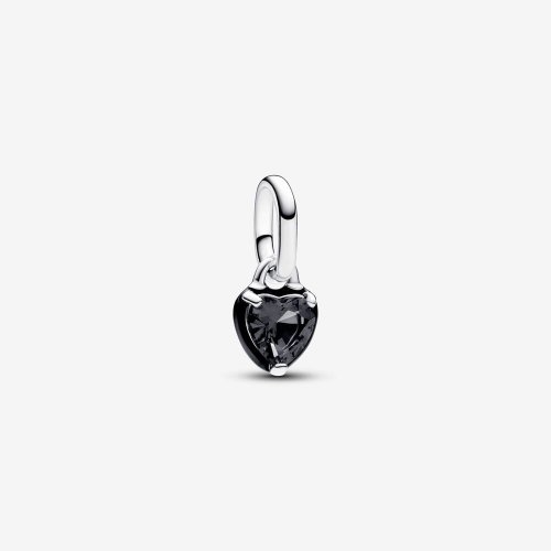 Mini Colgante Chakra Corazón Negro de Pandora ME - 793042C01