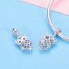Dije de búho perpetuo de plata estilo Pandora - SCC1124