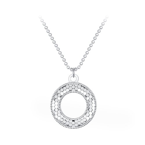 Collar estilo Pandora con círculo - BSN343