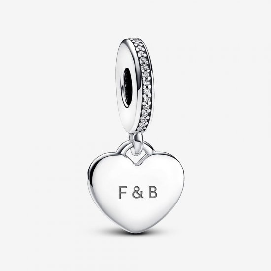 Charm Colgante Pandora Etiqueta de Corazón para Grabar - 798761C01 - Haga click en la imagen para cerrar