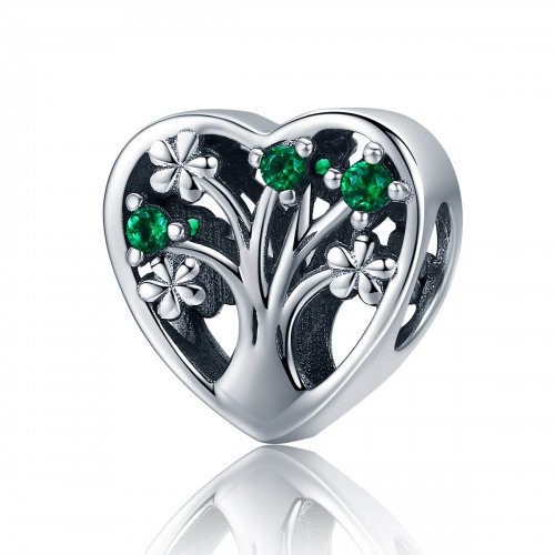 Charm estilo Pandora de plata con árbol de la vida - SCC221