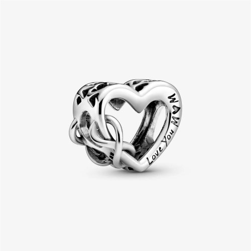 PANDORA Charm de Corazón Infinito Te Amo Mamá - 798825C00