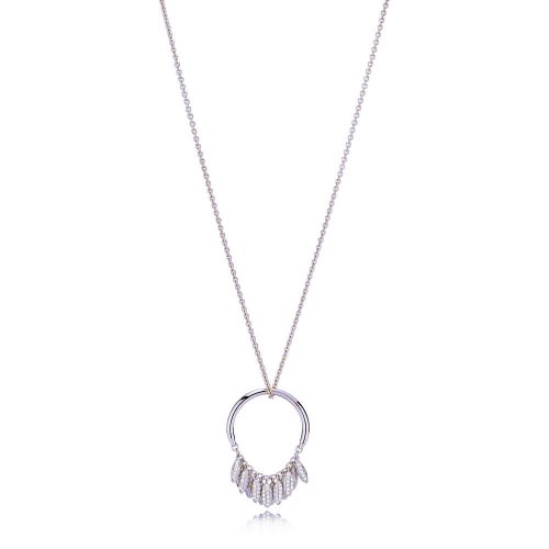 Collares con colgante en plata de ley Círculo de semillas PANDORA