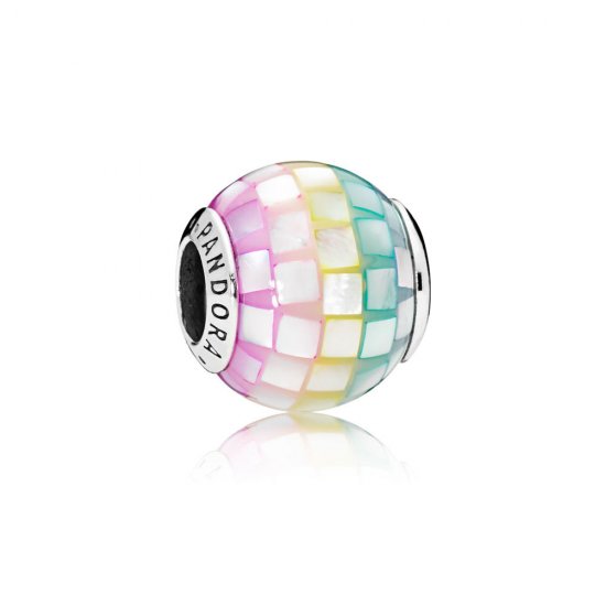 Charm en plata de ley Mosaico Multicolor - PANDORA - Haga click en la imagen para cerrar