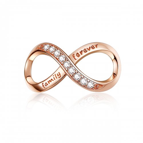Charm estilo Pandora en oro rosa con símbolo de infinito - SCC1146-C Charm estilo Pandora en oro rosa con símbolo de infinito - SCC1146-C