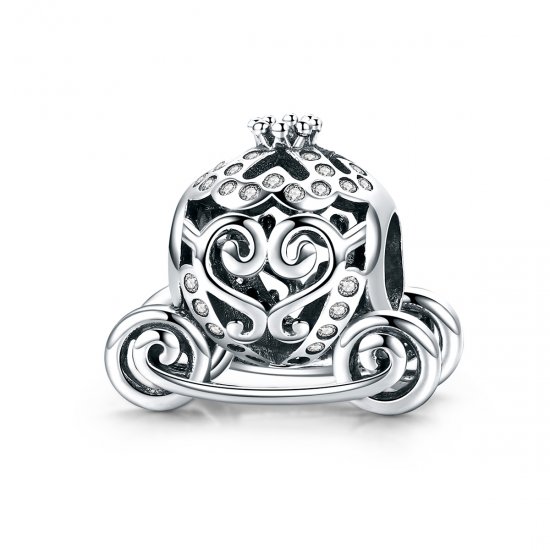 Charm de Calabaza de Cenicienta estilo Pandora en Plata - SCC792 - Haga click en la imagen para cerrar