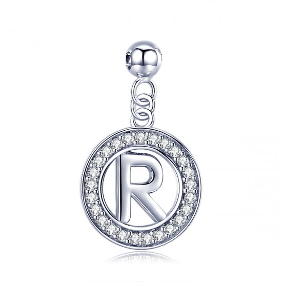 Pandora Style Me Wish Letra-R Colgante - BSP001-R - Haga click en la imagen para cerrar