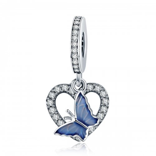 Estilo Pandora Plata Mariposa Sueño Colgante - SCC818