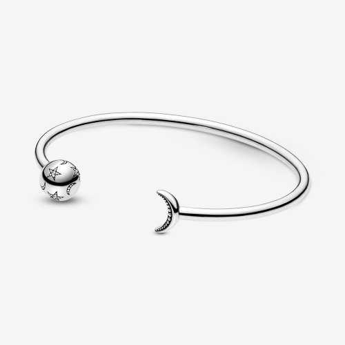 Pulsera abierta Pandora Moments Moon & Stars - 599120C01 Pulsera abierta Pandora Moments Moon & Stars - 599120C01