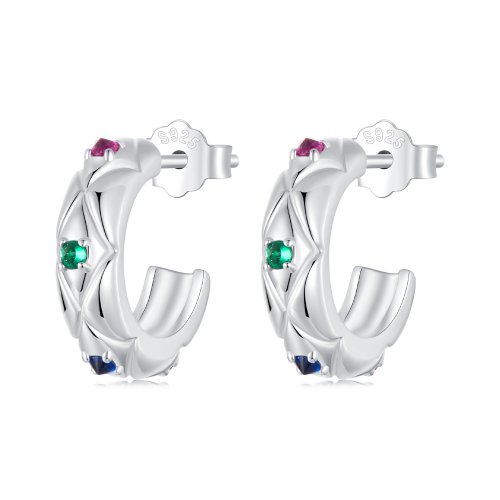 Pendientes con diseño de diamantes estilo vintage de PANDORA - BSE1032