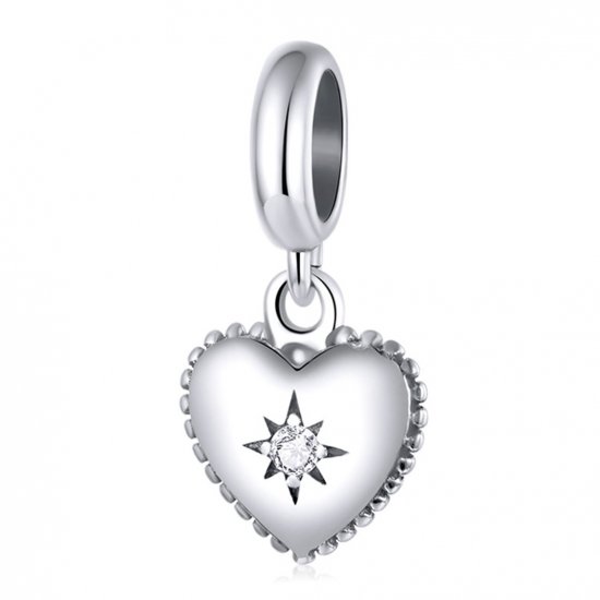 Colgante de amor Starburst estilo Pandora - SCX132 - Haga click en la imagen para cerrar