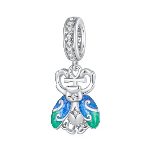 Pendiente colgante estilo escarabajo Pandora - BSC881