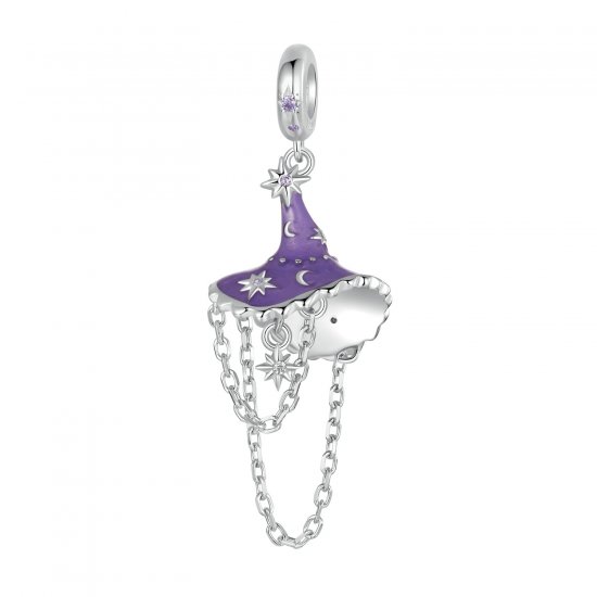 Sombrero de bruja que brilla en la oscuridad estilo PANDORA - SCC2894 - Haga click en la imagen para cerrar