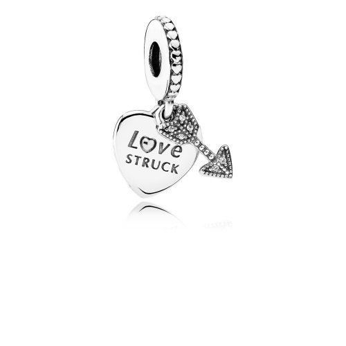 Charm colgante PANDORA Exclusivo Love Struck Sterling Silver PANDORA