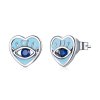 Pendientes de botón estilo Pandora Love Guard - SCE1134