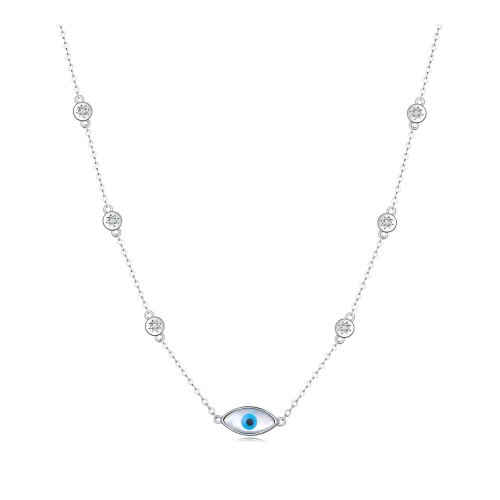 Collar Pandora Style Ojo del Diablo - SCN505