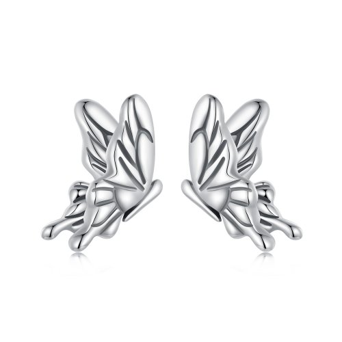 Pendientes mariposa estilo PANDORA - SCE1762