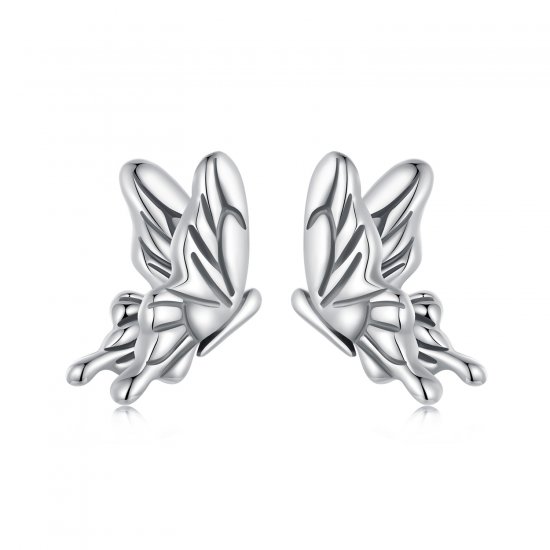 Pendientes mariposa estilo PANDORA - SCE1762 - Haga click en la imagen para cerrar