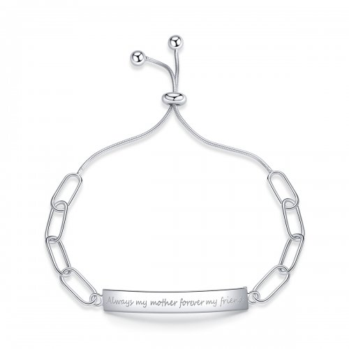 Pulsera de estilo Pandora agradecida - BSB060
