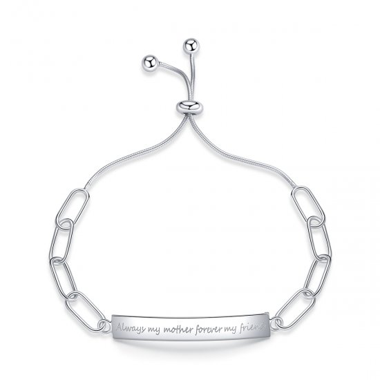 Pulsera de estilo Pandora agradecida - BSB060 - Haga click en la imagen para cerrar