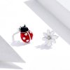 Pendientes de Botón Estilo Pandora de Plata con Elfos de Jardín - SCE917