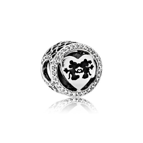 Charm en plata de ley Amor Mickey & Minnie - PANDORA
