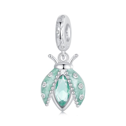 Colgante estilo PANDORA Oasis con mariquita - SCC2772