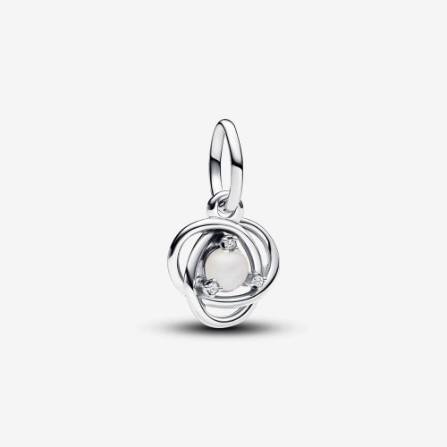Charm Colgante Pandora Círculo Eternity Blanco - 793125C06