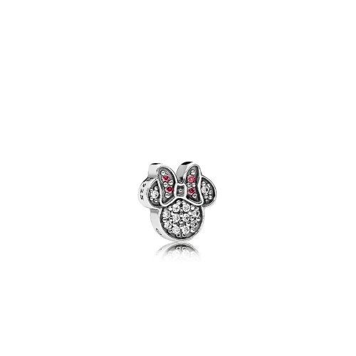Petite PANDORA en plata de ley Icono Minnie Brillante - 796346CZ