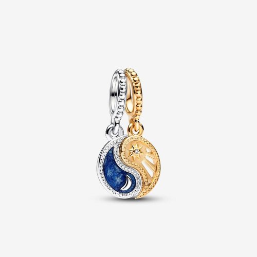 Pandora Dos Tonos Encanto Colgante Separable Sol y Luna - 762678C01