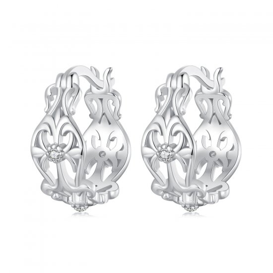 Pendientes con diseño de palacio estilo vintage de PANDORA - BSE1055 - Haga click en la imagen para cerrar