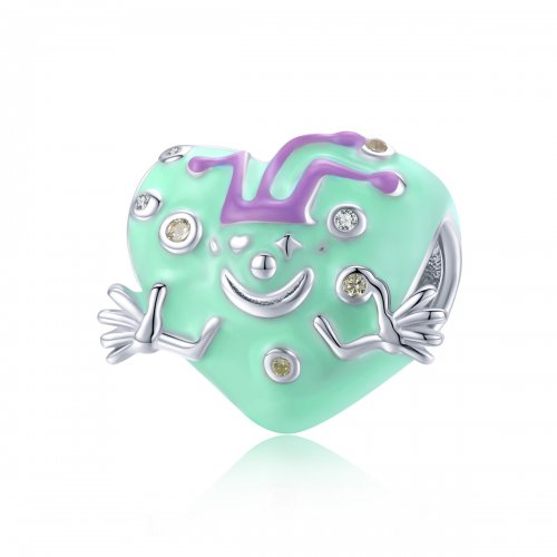 Encanto estilo Pandora de payaso alegre - BSC292