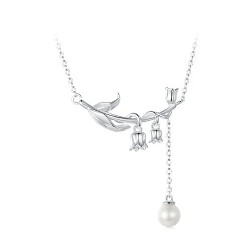 Collar de estilo Pandora Lirio del Valle - BSN357