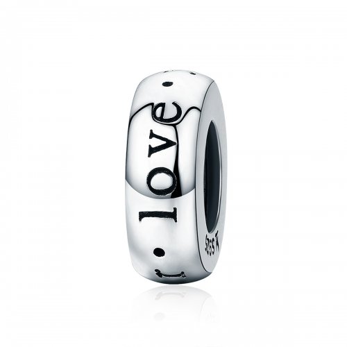 Pandora Style Encanto Espaciador de Plata "Te Amo Siempre" - SCC595
