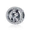 Charm de plata estilo Pandora con forma de jirafa - SCC997