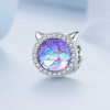 Charm de Estilo Pandora con cabeza de gato y escamas de pez - BSC703