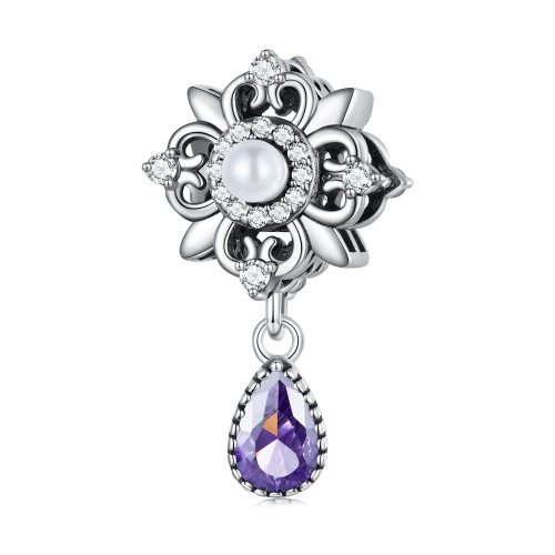 Charm estilo Pandora con diseño de Iris - BSC674