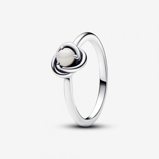 Anillo Pandora Círculo Eternity Blanco - 192993C06 - Haga click en la imagen para cerrar