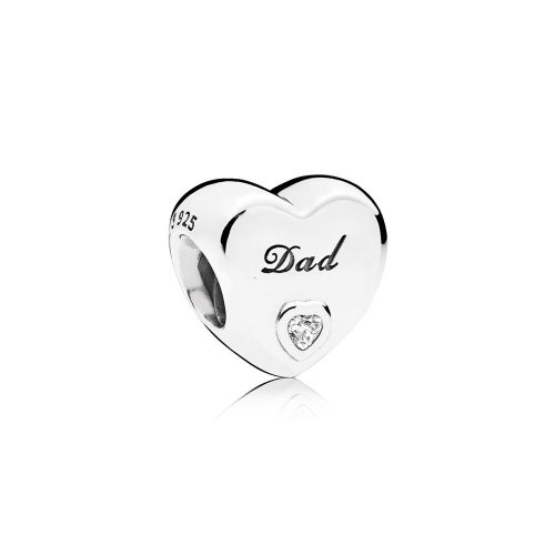 Charm en plata de ley Amor de papa PANDORA