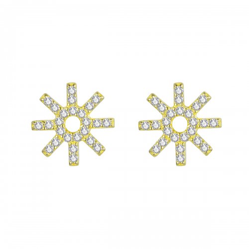 Estilo Pandora Pendientes de Estrella - BSE257