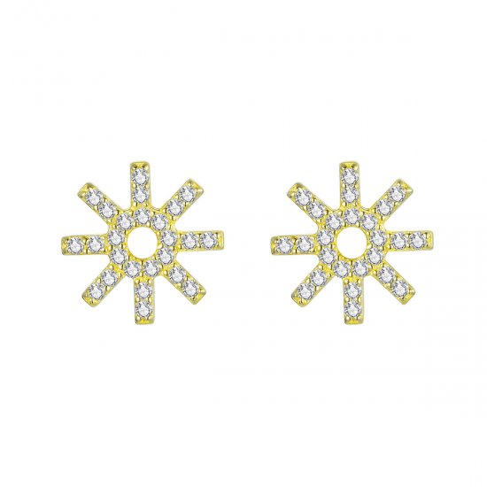 Estilo Pandora Pendientes de Estrella - BSE257 - Haga click en la imagen para cerrar