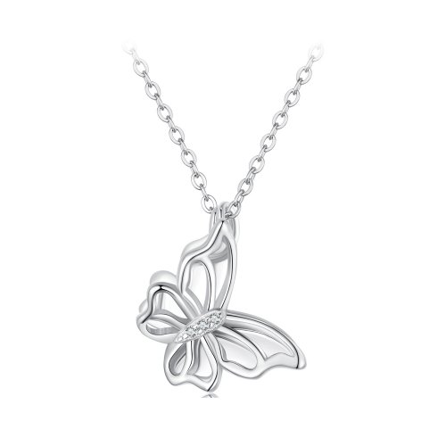 Anillo abierto con estilo Pandora de mariposa - SCR966-E