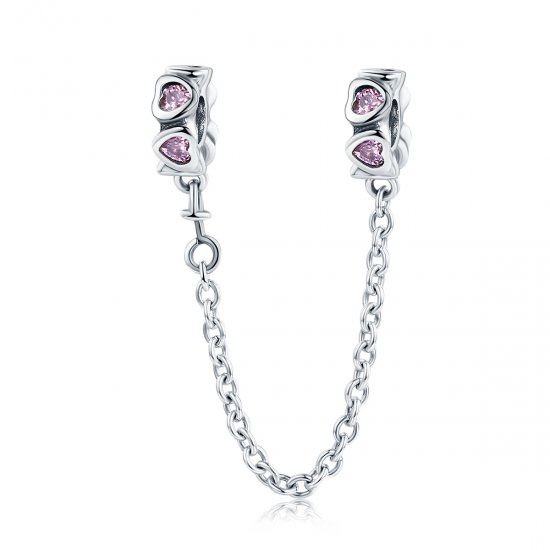 Cadena de seguridad con corazón fragante de plata al estilo Pandora - SCC562 - Haga click en la imagen para cerrar