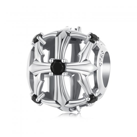 Pulsera estilo Pandora con dije de cruz - SCC2548 - Haga click en la imagen para cerrar