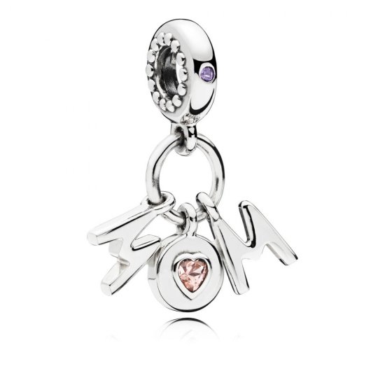 Charm Colgante PANDORA en plata de ley Mamá Perfecta - 797059NSP - Haga click en la imagen para cerrar